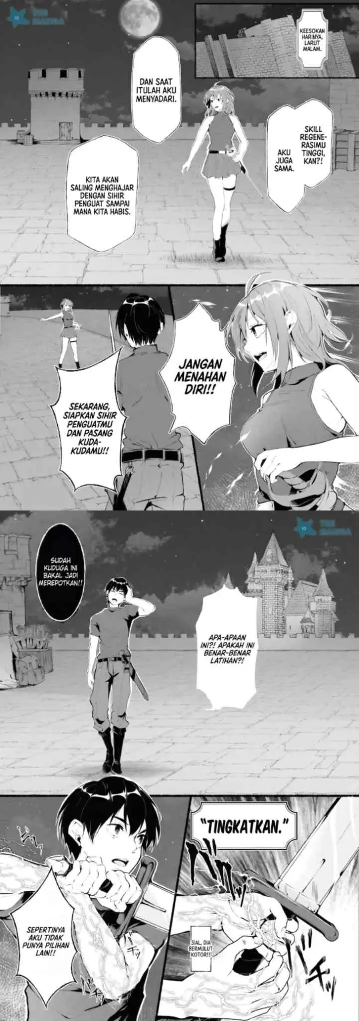 Ippan Heishi ga Tensei Tokuten ni -Mugen Saisei- wo Moratta Kekka, Amata no Bijo ni Nerawareta chapter 1 halaman 10