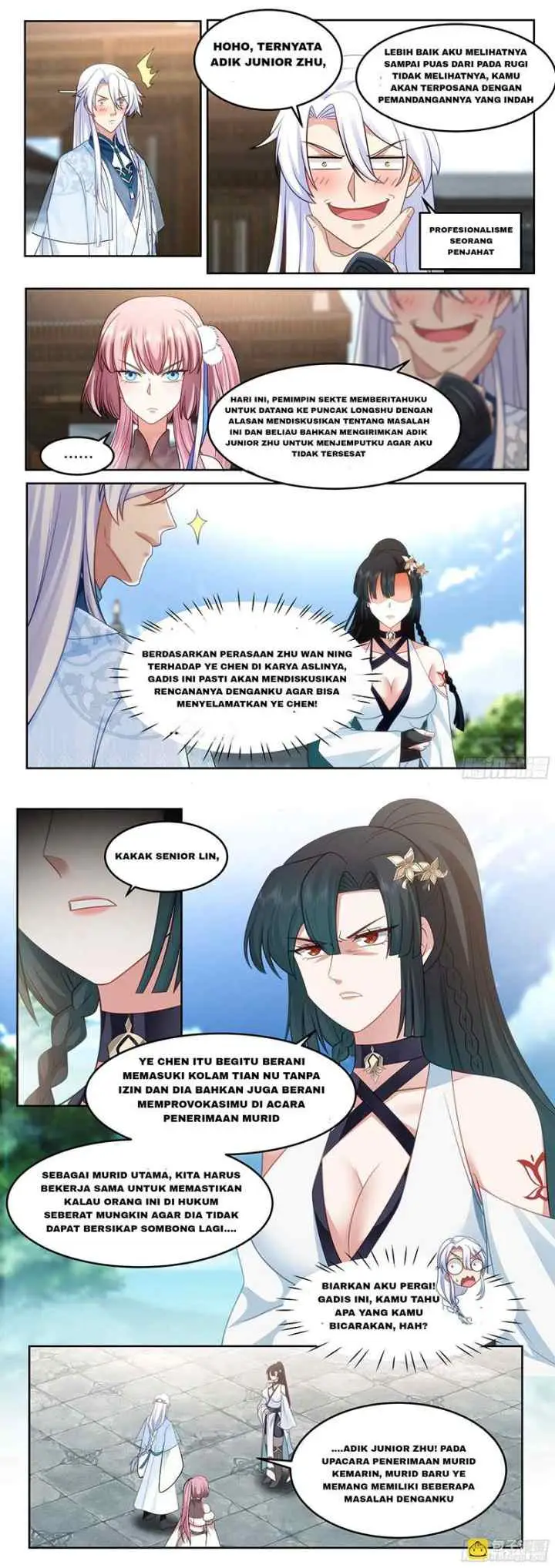 The Villain's Senior Brother And His Junior Sisters Are All Yanderes chapter 38 halaman 4