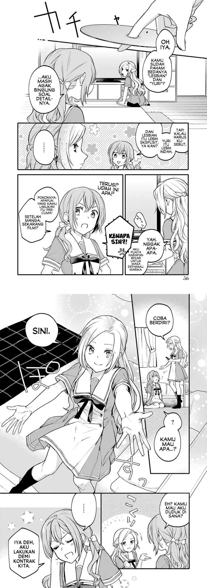 Onna Doushi to ka Arienai deshou to Iiharu Onna no ko wo, Hyakunichi kan de Tetteiteki ni Otosu Yuri no Ohanashi chapter 2 halaman 13
