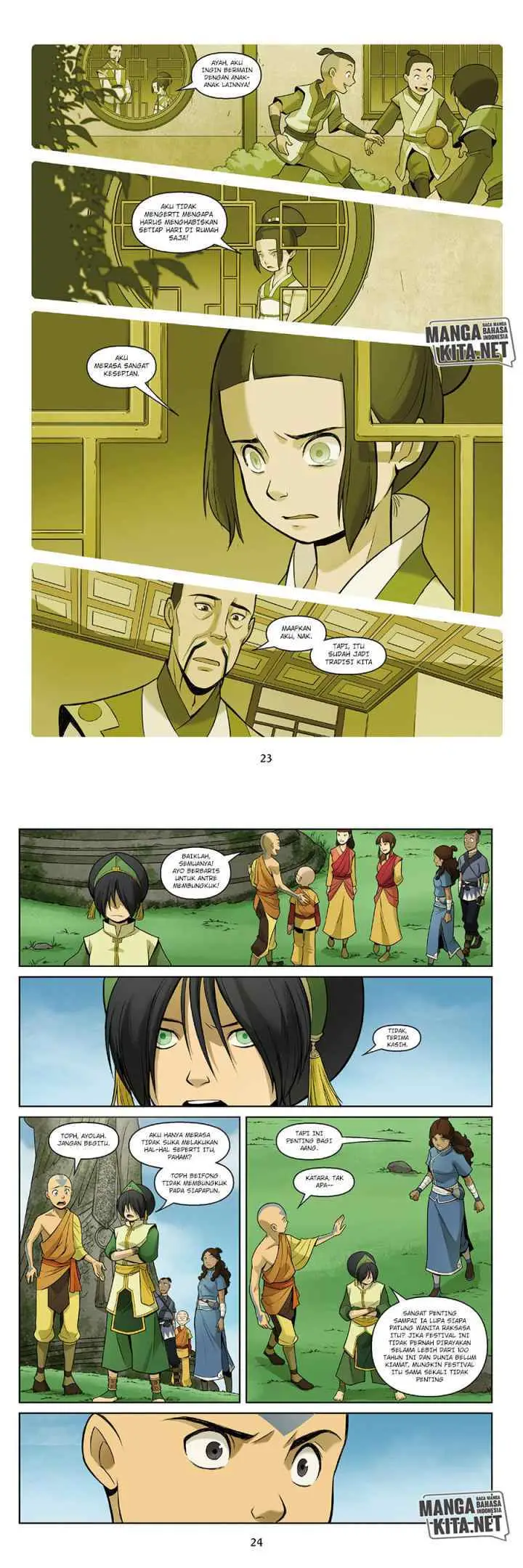 Avatar: The Last Airbender - The Rift chapter 1.1 halaman 13