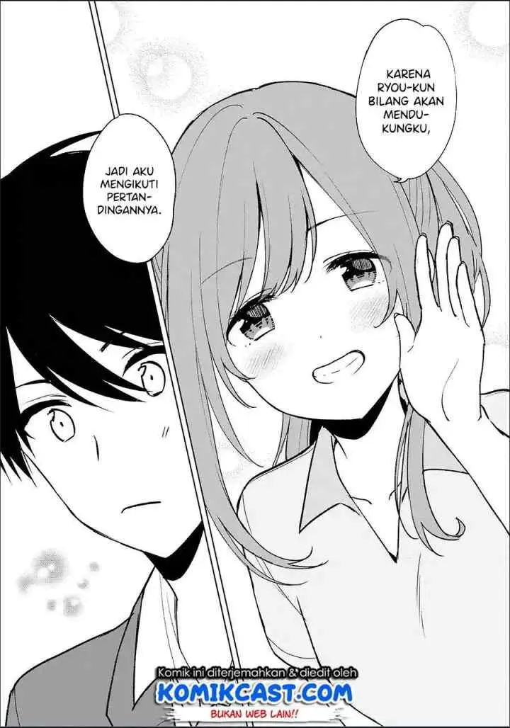 Chikan Saresou ni Natteiru S-kyuu Bishoujo wo Tasuketara Tonari no Seki no Osanajimi datta chapter 17 halaman 13