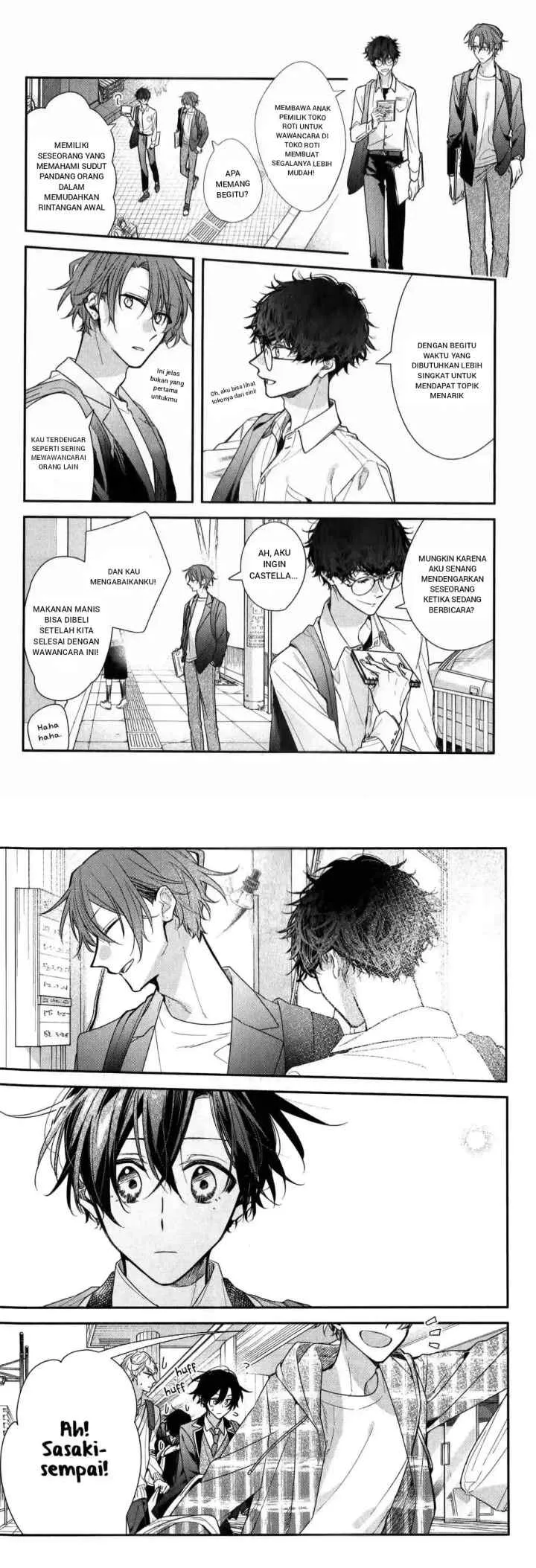 Sasaki to Miyano chapter 49 halaman 12