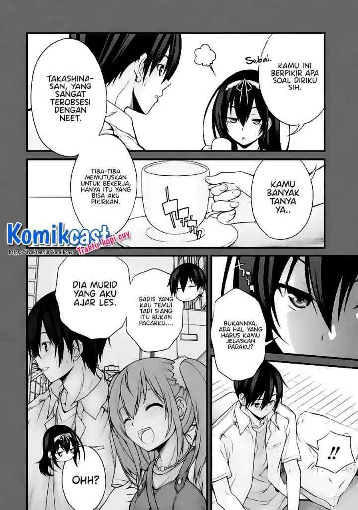 Kirei na Kurokami no Takashina-san (Mushoku) to Tsukiau Koto ni Natta chapter 10.1 halaman 6