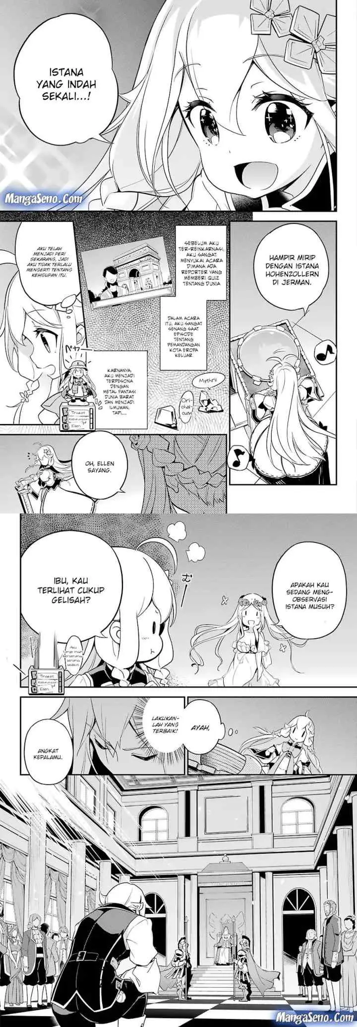 Chichi wa Eiyuu Haha wa Seirei Musume no Watashi wa Tenseisha chapter 4 halaman 8