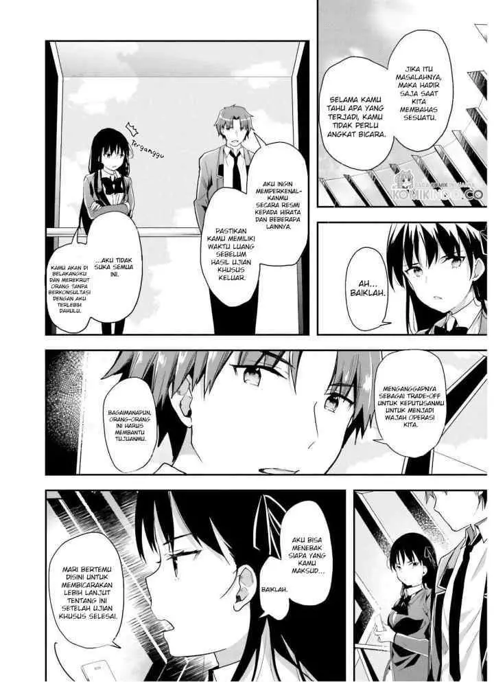 Youkoso Jitsuryoku Shijou Shugi no Kyoushitsu e chapter 46 halaman 7