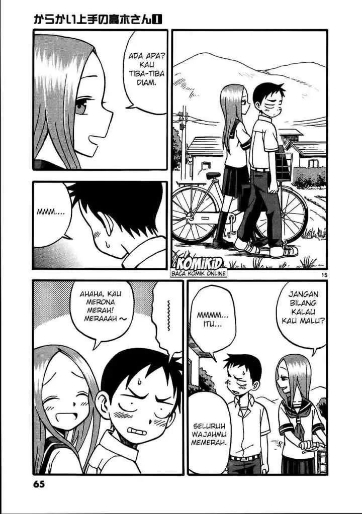 Karakai Jouzu no Takagi-san chapter 4 halaman 16