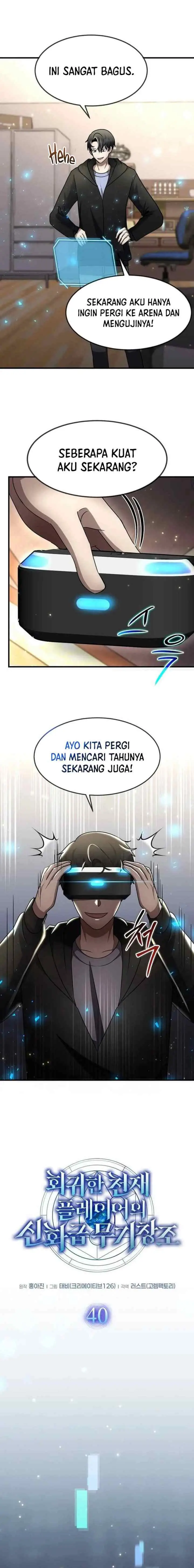 The Regressed Genius Player's Legendary Weapon Creation chapter 40 halaman 7