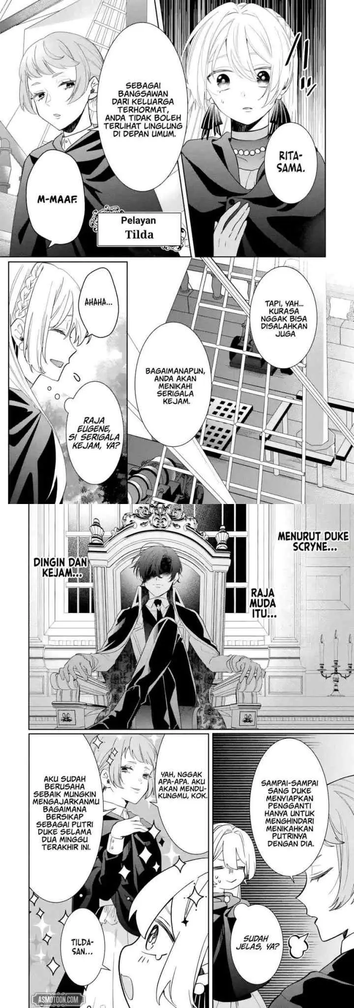 Migawari de Totsuida Reikoku Kokuou wa Hatsukoi Aitedeshita chapter 1 halaman 11
