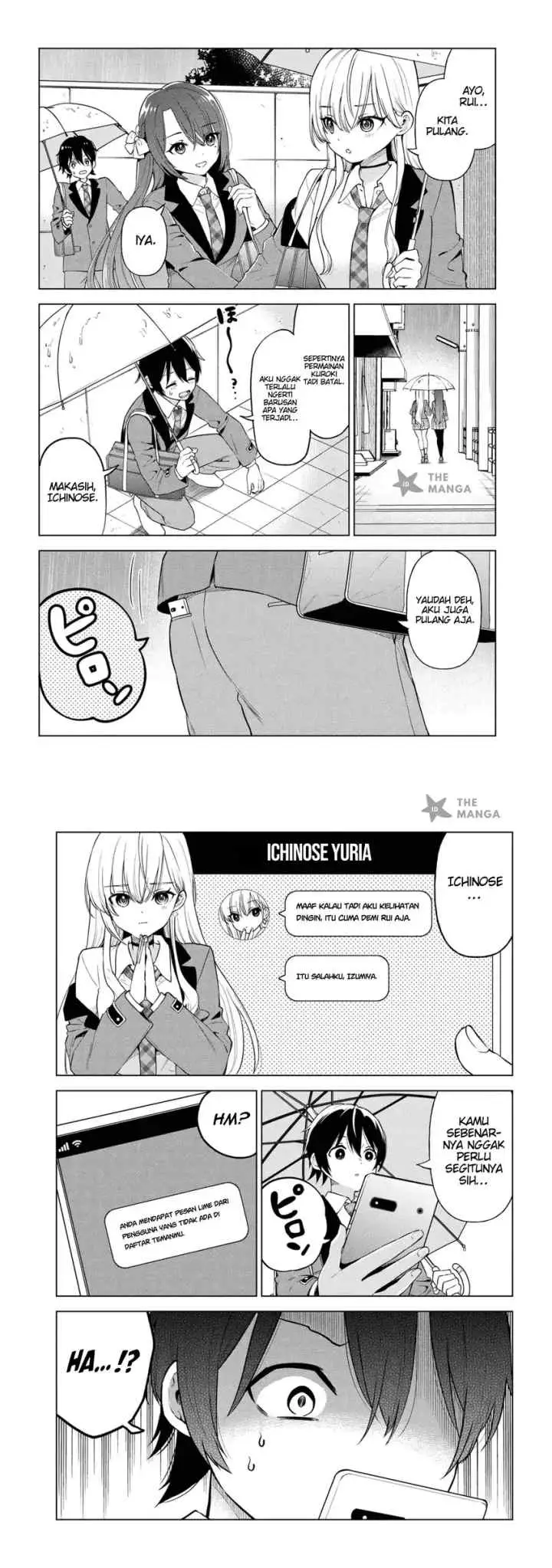 Inkyaa no ore ga sekigae de S-kyuu bishoujo ni kakomaretara himitsu no kankei ga hajimatta chapter 3 halaman 15