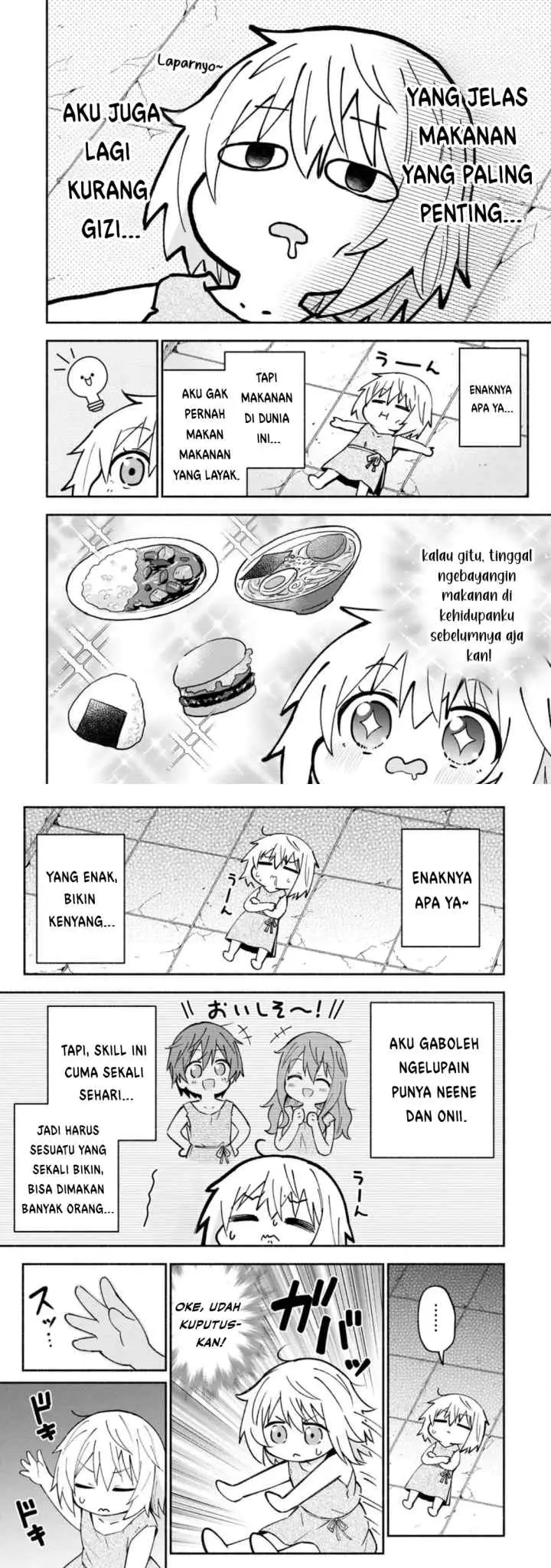 Isekai no Ochibi-chan wa Kyou mo Nanika wo Tsukuri Dasu chapter 1 halaman 7