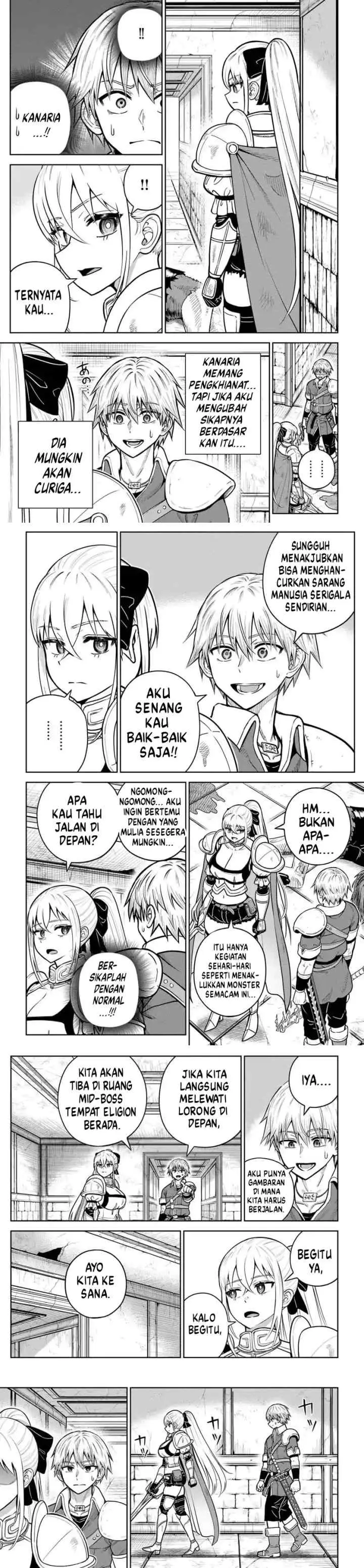 Dungeon ni Hisomu Yandere na Kanojo ni Ore wa Nando mo Korosareru chapter 34 halaman 5