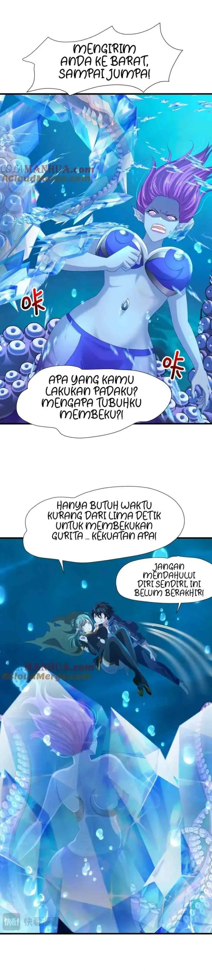 After Merging With the Goddess, I Am Invincible chapter 70 halaman 9