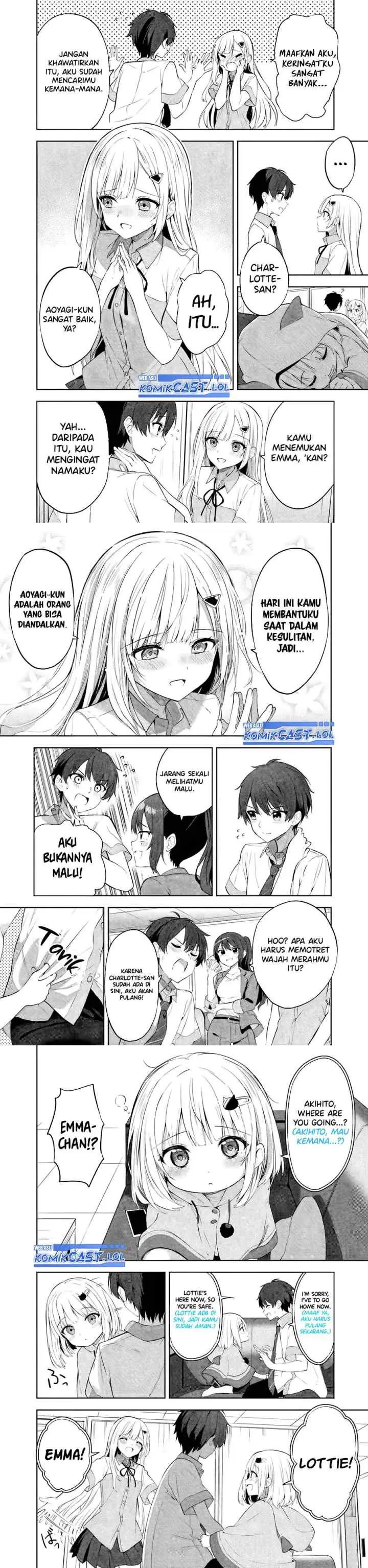 Maigo ni Natteita Youjo o Tasuketara, Otonari ni Sumu Bishoujo Ryuugakusei ga Ie ni Asobi ni Kuru You ni Natta Ken ni Tsuite chapter 1 halaman 15