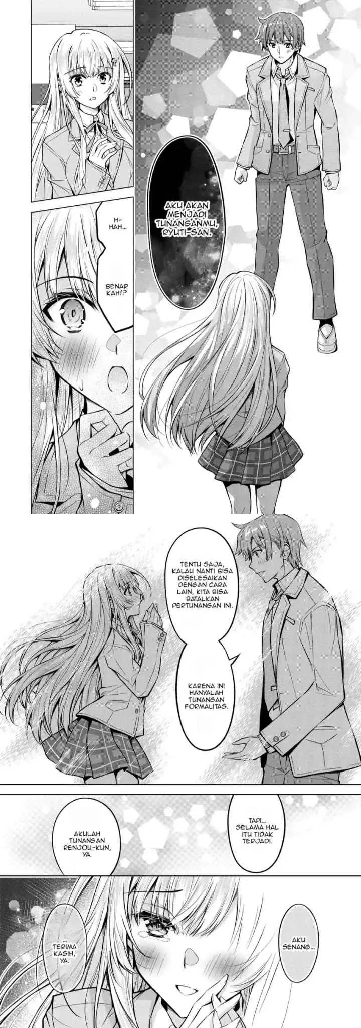 Tsundere Hokuou Bishoujo no Classmate ga, Kon'yakusha ni Natta Totan ni Dere Ippentou ni Natte Shimatta Ken ni Tsuite chapter 4 halaman 9