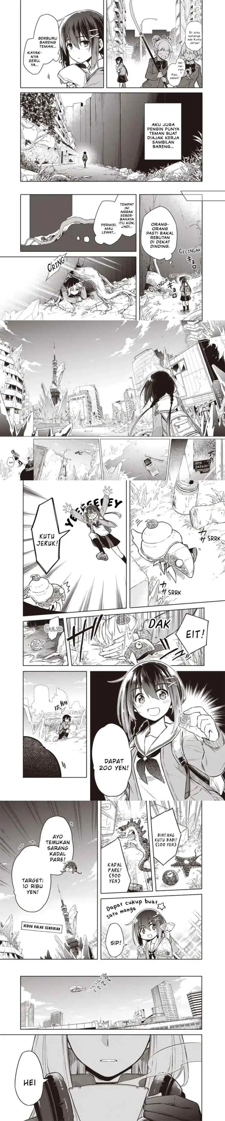 Toukyou KINOKO: Sekai Ranking 1-i no Komyu-ryoku Saijaku JK chapter 1 halaman 6