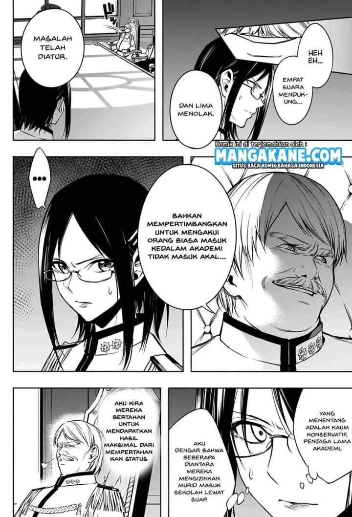 Ouritsu Mahou Gakuen no Saika Sei: Slum Agari no Saikyou Mahoushi, Kizoku darake no Gakuen de Musou suru chapter 9 halaman 5