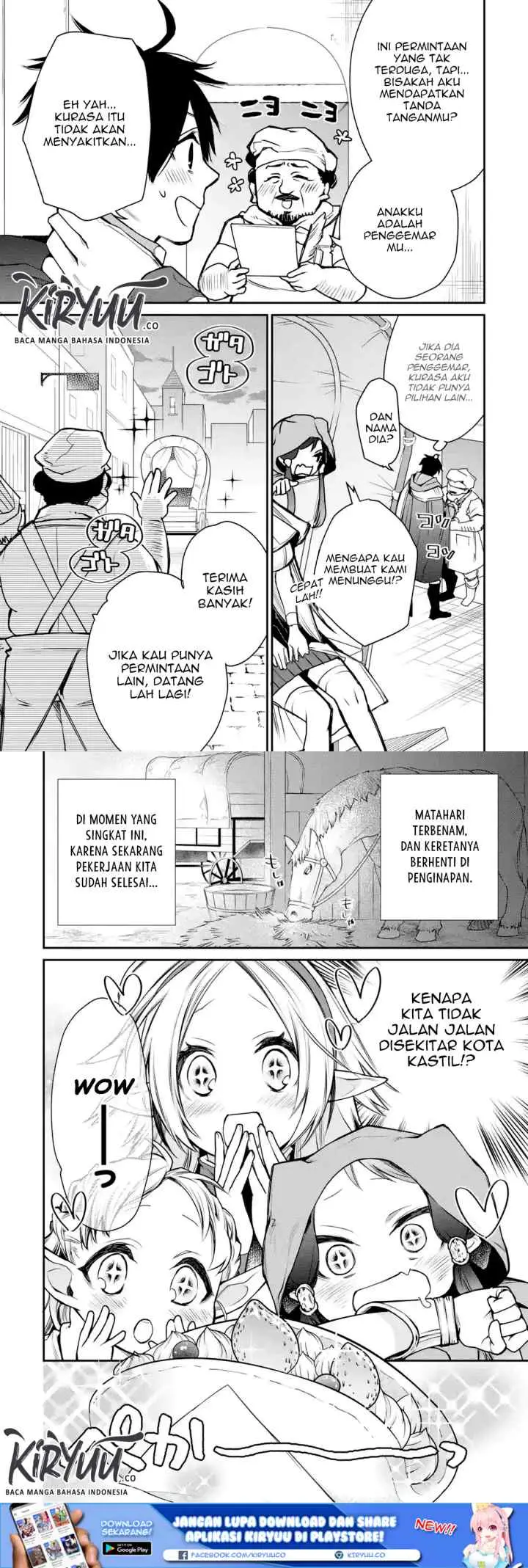 Saikyou no Madoshi. Hisa ni Ya wo Ukete Shimatta no de Inaka no Eihei ni Naru chapter 8.3 halaman 5
