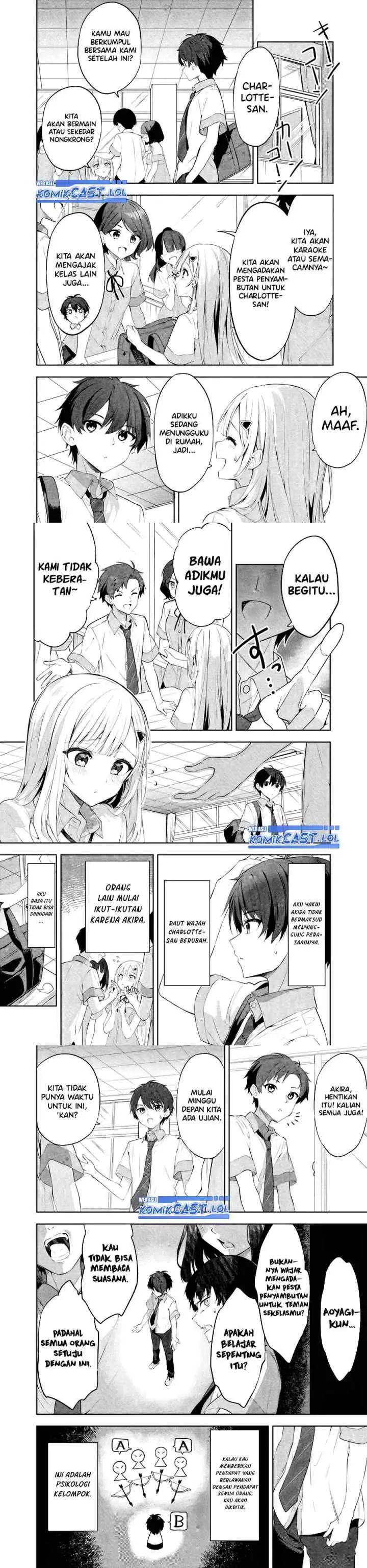 Maigo ni Natteita Youjo o Tasuketara, Otonari ni Sumu Bishoujo Ryuugakusei ga Ie ni Asobi ni Kuru You ni Natta Ken ni Tsuite chapter 1 halaman 5