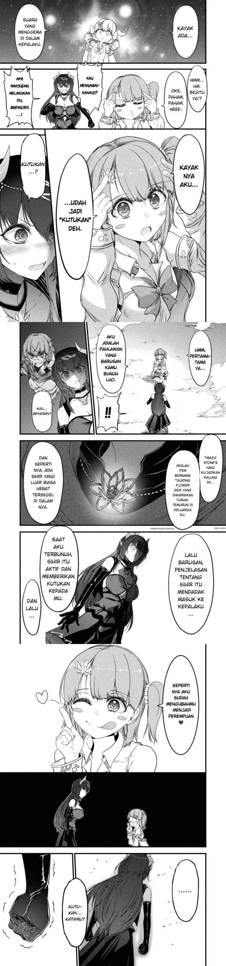Saikyou Maou wa Musou Shiteta no ni: Nyotaika Kaijo no Kagi wa Hitodasuke no Tabi deshita chapter 1 halaman 8