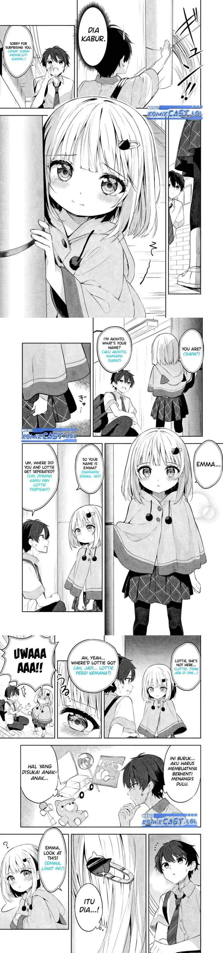 Maigo ni Natteita Youjo o Tasuketara, Otonari ni Sumu Bishoujo Ryuugakusei ga Ie ni Asobi ni Kuru You ni Natta Ken ni Tsuite chapter 1 halaman 10
