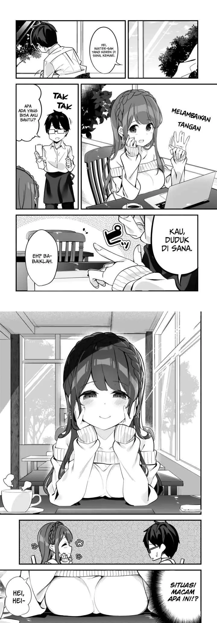 Hayasegawa-kun to Megami na Onee-san chapter 1 halaman 7