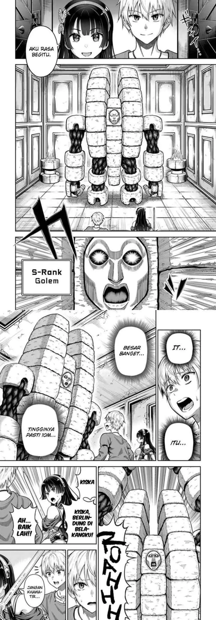 Dungeon ni Hisomu Yandere na Kanojo ni Ore wa Nando mo Korosareru chapter 4 halaman 12