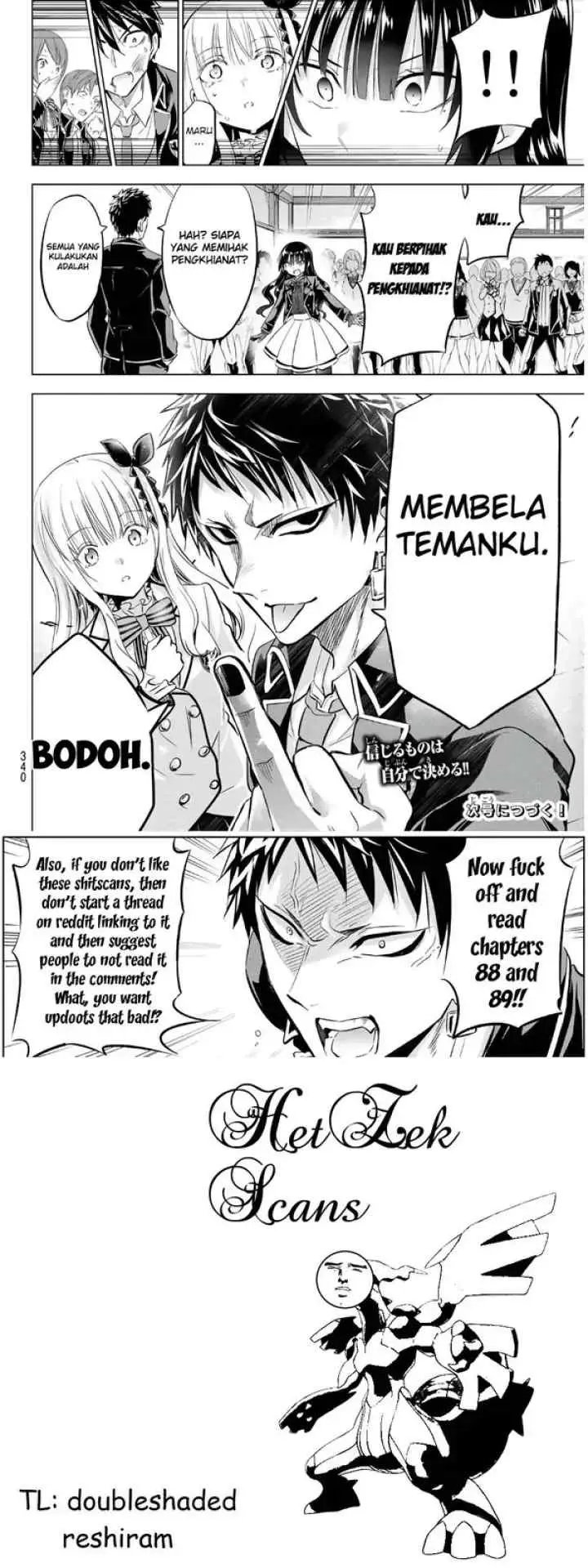 Kishuku Gakkou no Juliet chapter 87 halaman 11