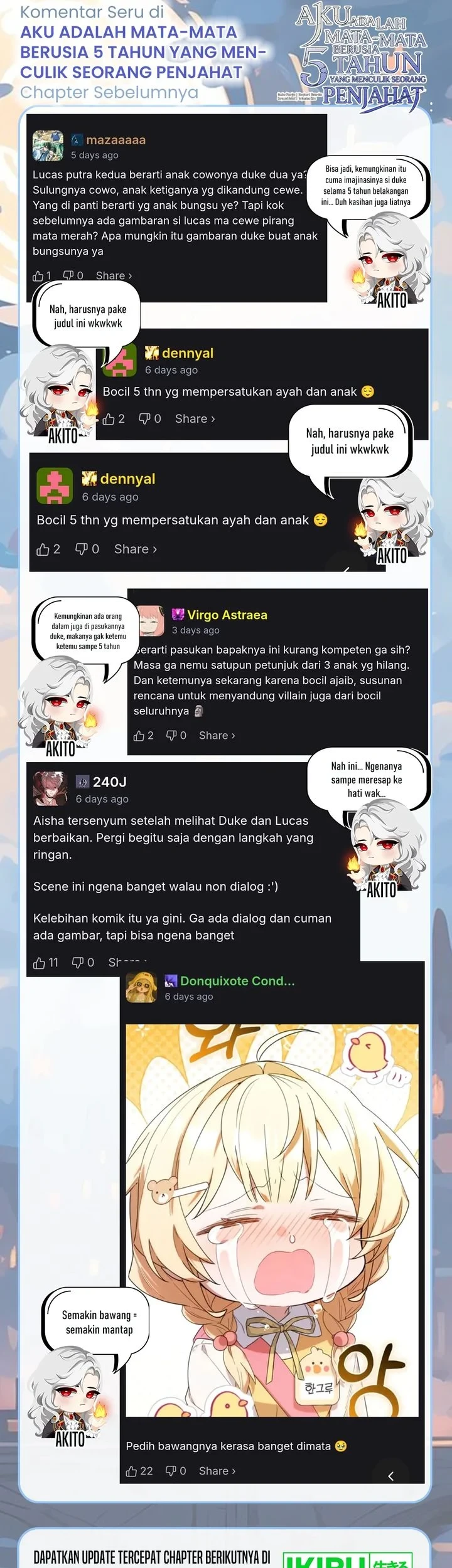 I Am the 5-Year-Old Spy Who Kidnapped the Villain chapter 25 halaman 89
