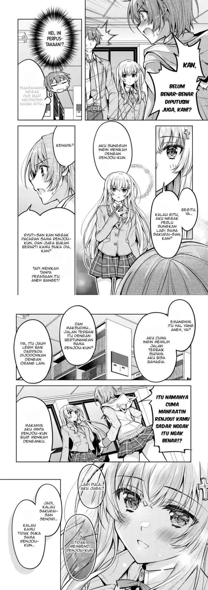 Tsundere Hokuou Bishoujo no Classmate ga, Kon'yakusha ni Natta Totan ni Dere Ippentou ni Natte Shimatta Ken ni Tsuite chapter 4 halaman 4