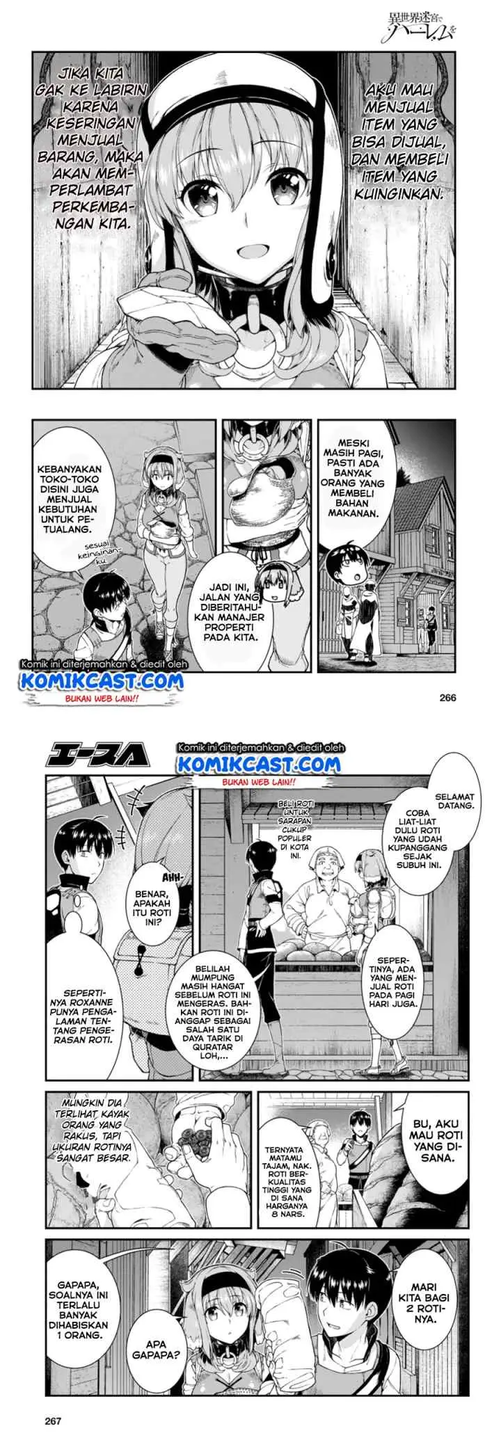 Isekai Meikyuu de Harem wo chapter 27 halaman 10