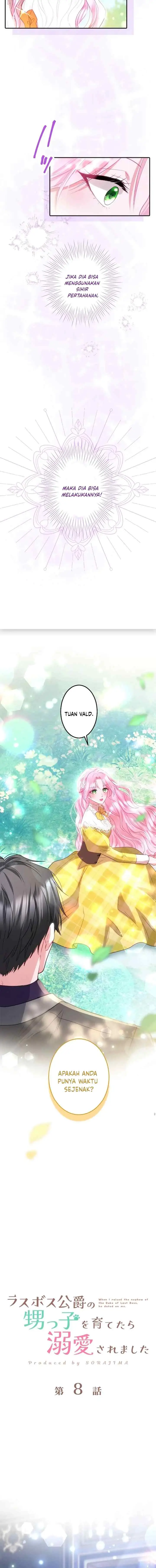 Rasubosu Koushaku no Oikko o Sodatetara Dekiai Saremashita chapter 8 halaman 4