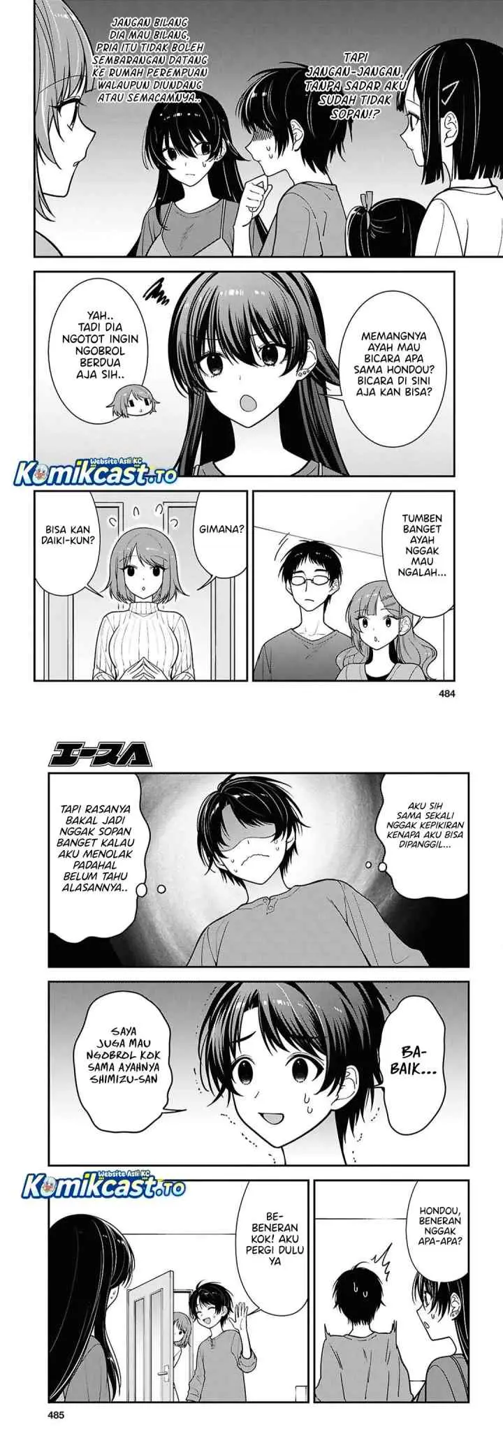 Tonari no Seki no Yankee Shimizu-san ga Kami o Kuroku Sometekita chapter 18 halaman 6