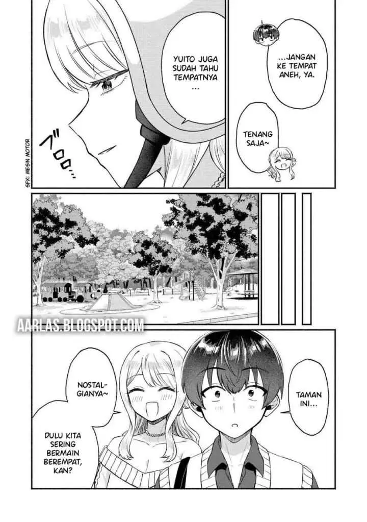 Douyara Ore wa Imadoki Gal na Toshiue Osananajimi kara Gekiomo Kanjou wo Mukerareteiru Rashii chapter 10 halaman 8