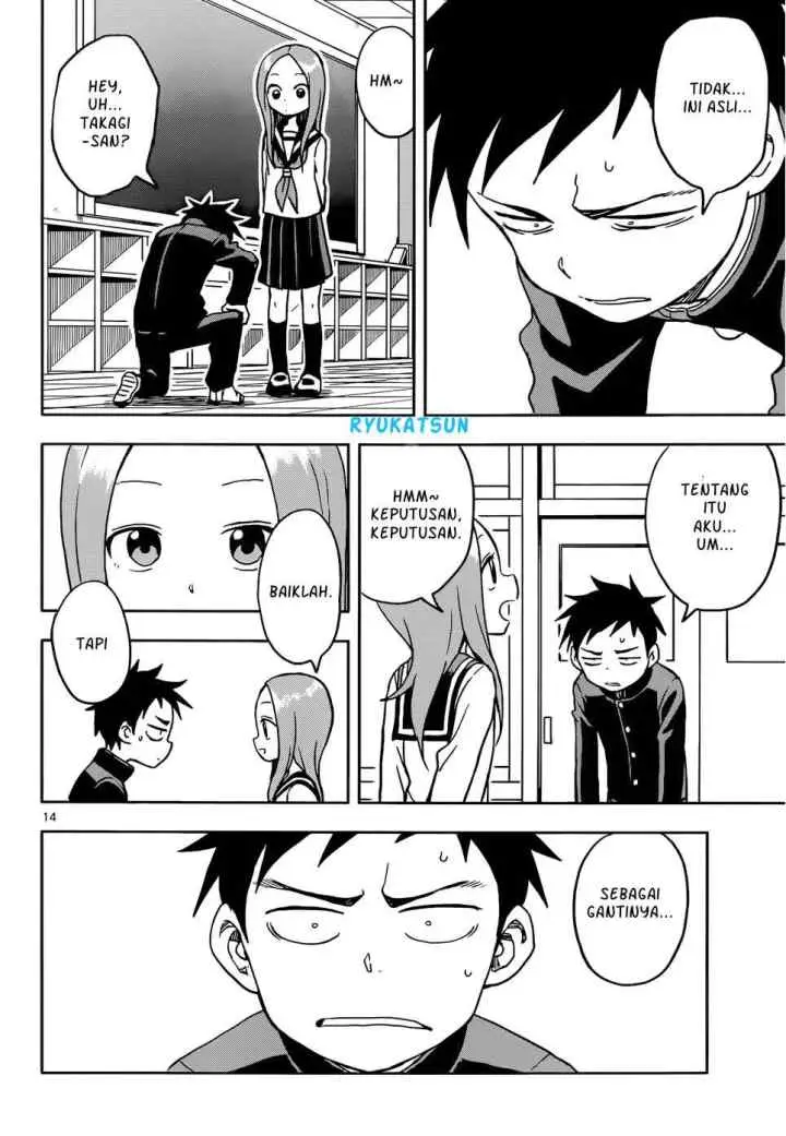 Karakai Jouzu no Takagi-san chapter 104 halaman 15
