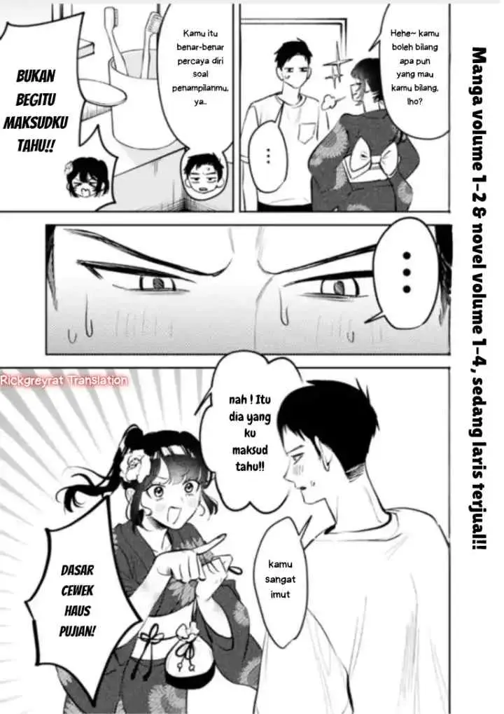 Koko Jidai ni Gomandatta Jou sama to no Dousei Seikatsu wa Igaito Igokochi ga Warukunai chapter 28 halaman 4