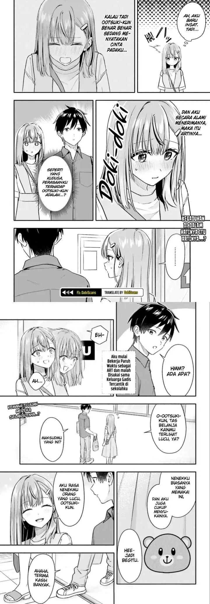 Kajidaikou no Arbeit wo Hajimetara Gakuen Ichi no Bishoujo no Kazoku ni Kiniirarechaimashita chapter 9 halaman 8