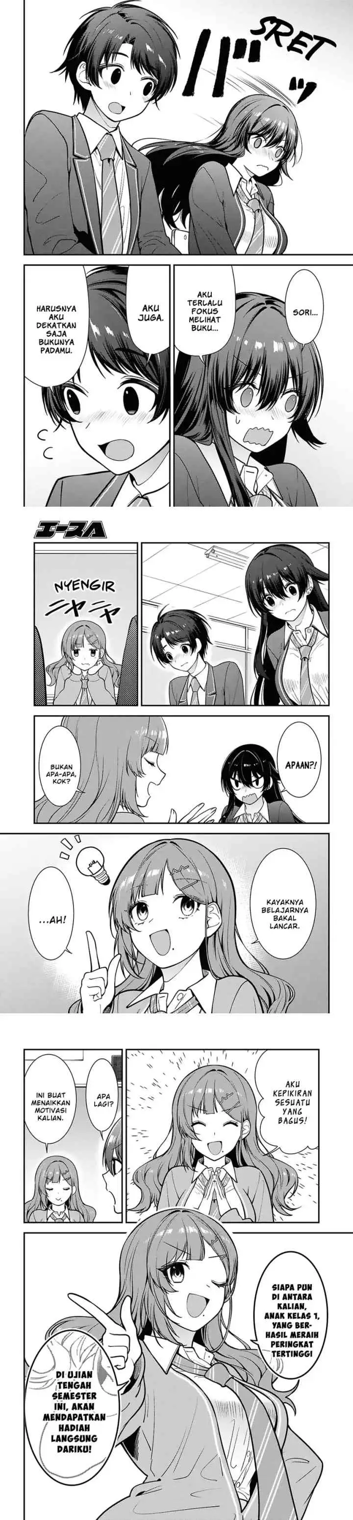 Tonari no Seki no Yankee Shimizu-san ga Kami o Kuroku Sometekita chapter 12 halaman 10