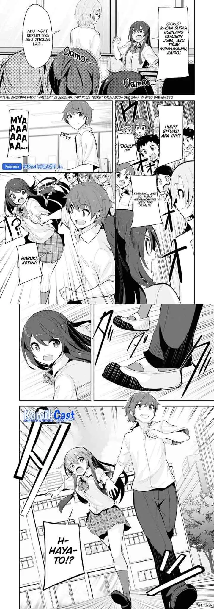 A Neat and Pretty Girl at My New School Is a Childhood Friend Who I Used To Play With Thinking She Was a Boy chapter 21 halaman 13