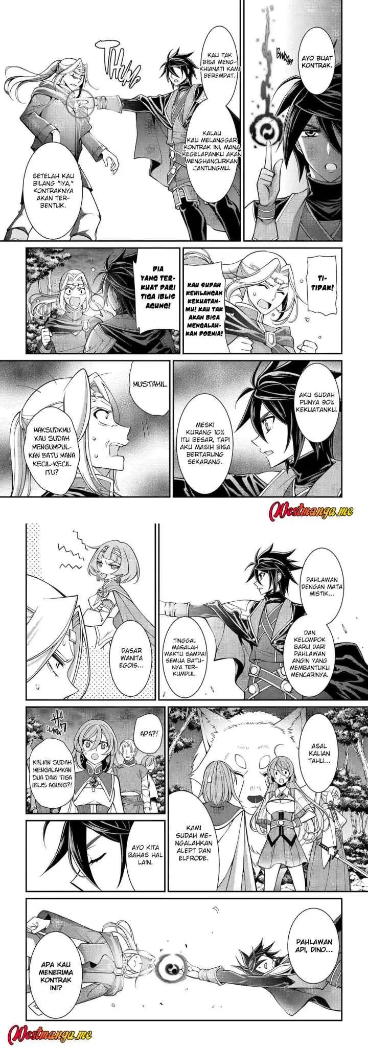 Shikkoku Tsukai no Saikyo Yusha Nakama Zen'in ni Uragira Retanode Saikyo no Mamono chapter 98 halaman 4