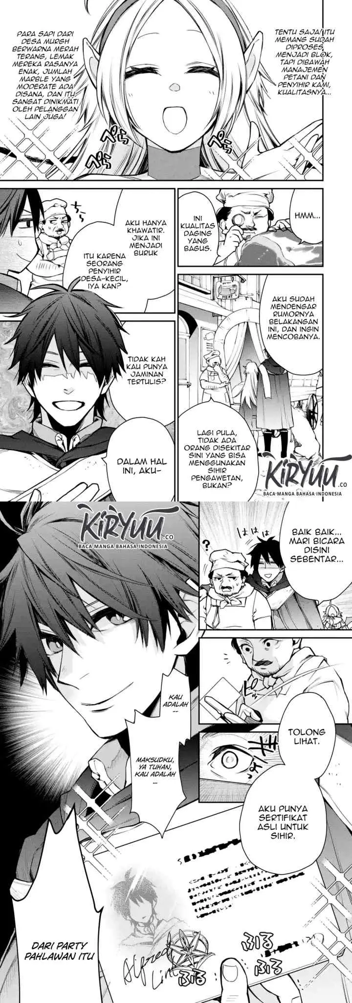 Saikyou no Madoshi. Hisa ni Ya wo Ukete Shimatta no de Inaka no Eihei ni Naru chapter 8.3 halaman 13