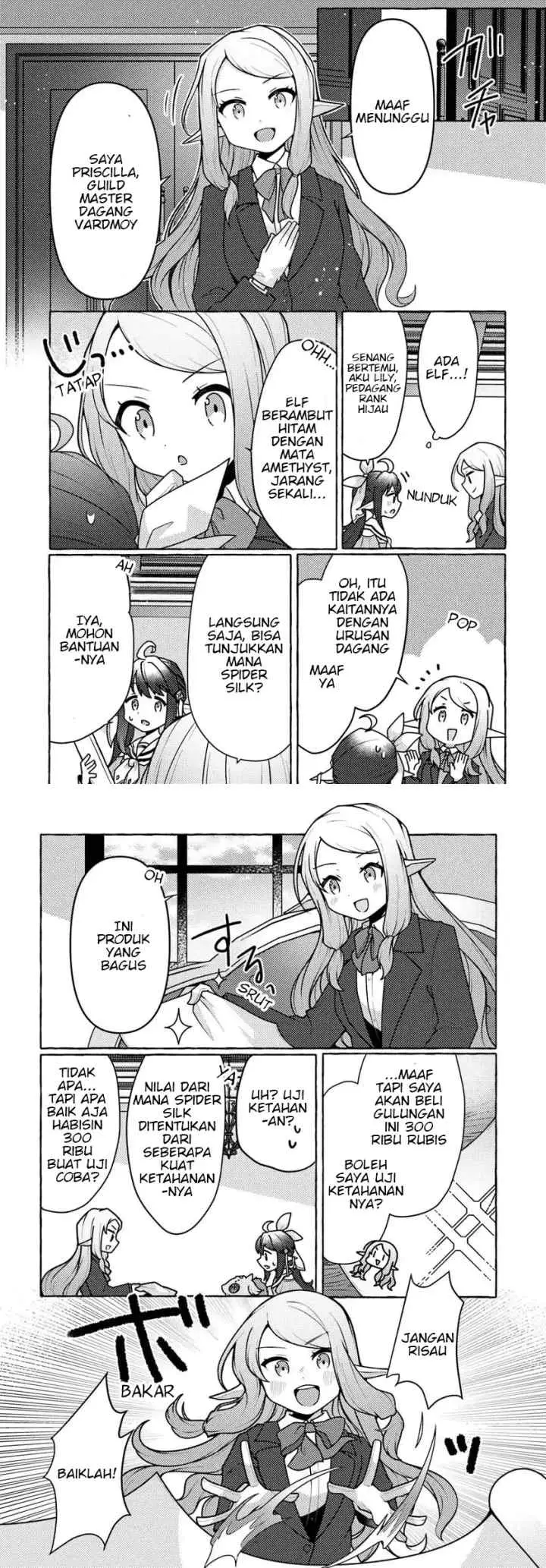 Watashi, Kumo na Monster wo Tame Shitanode, Spider Silk de Saiho wo Ganbarimasu! chapter 6 halaman 17
