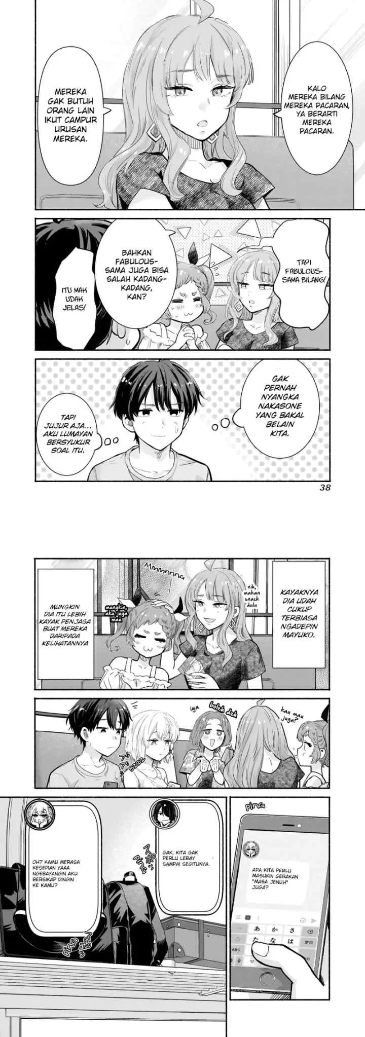 Nee, Mou Isso Tsukiacchau? Osananajimi no Bishoujo ni Tanomarete, Camo Kareshi Hajimemashita chapter 25 halaman 9