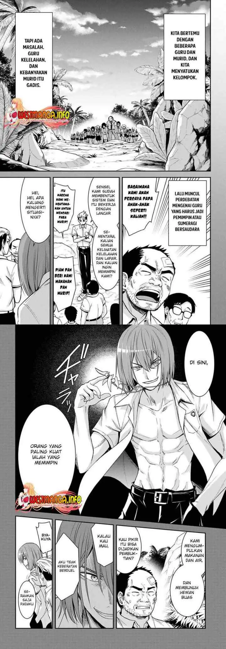 Isekai Yurutto Survival Seikatsu: Gakkou no Minna to Isekai no Mujintou ni Tenishitakedo Ore Dake Rakushou desu chapter 12 halaman 4