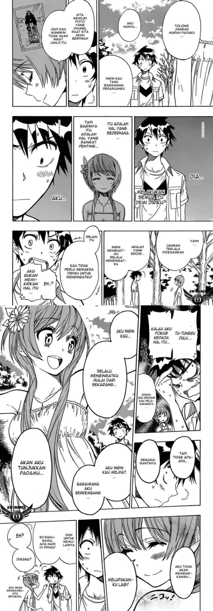 Nisekoi chapter 36 halaman 4