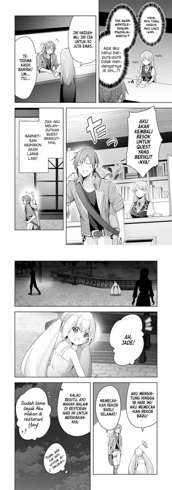 Uketsukejo ni Kokuhaku Shitakute Girudo ni Kayoitsumetara Eiyu ni Natteta chapter 5 halaman 5