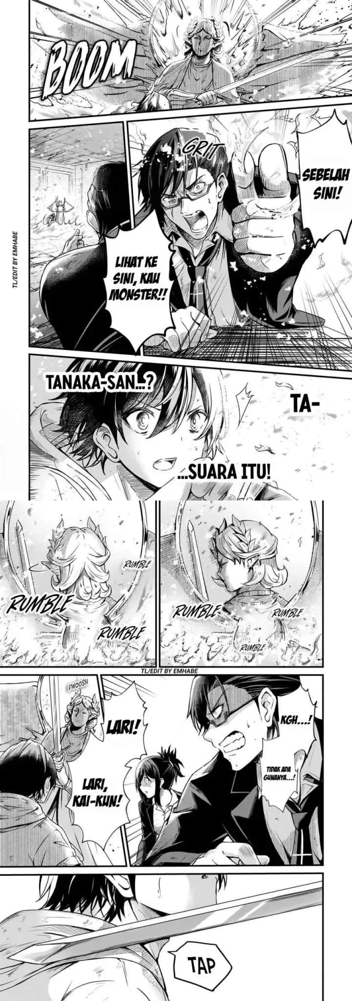 Hai no Sekai wa Kami no Me de Irozuku: Ore dake Mieru Status de, Saijaku kara Saikyou e Kakeagaru chapter 4 halaman 4