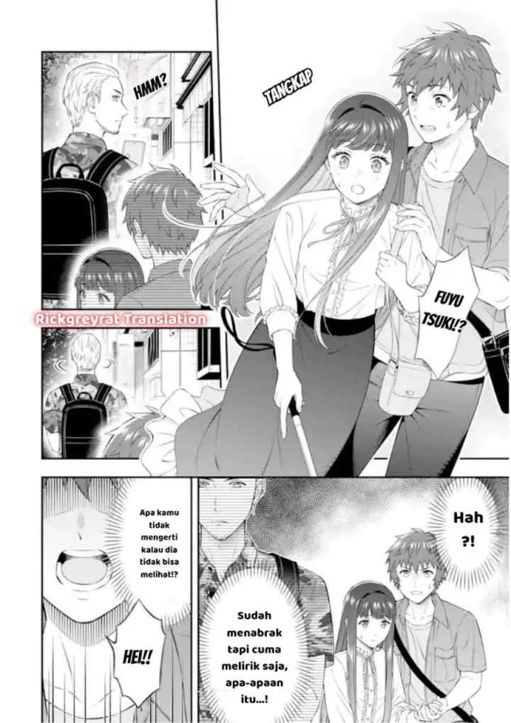 Toumei na Yoru ni Kakeru-kun to, Me ni Mienai Koi wo Shita chapter 4.1 halaman 10