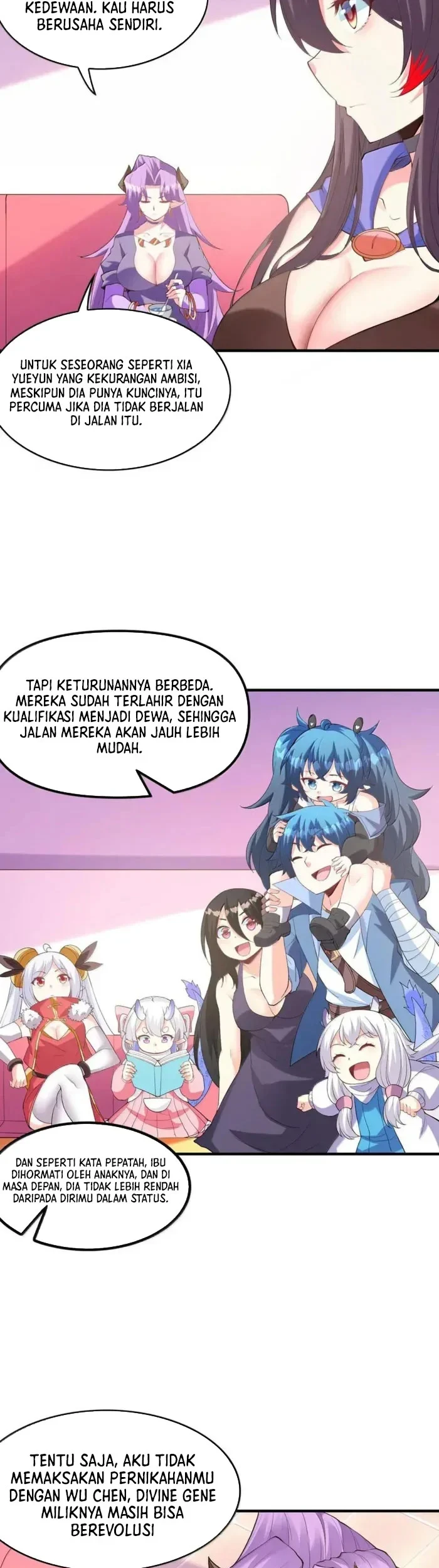 My Harem Is Entirely Female Demon Villains chapter 157 halaman 4