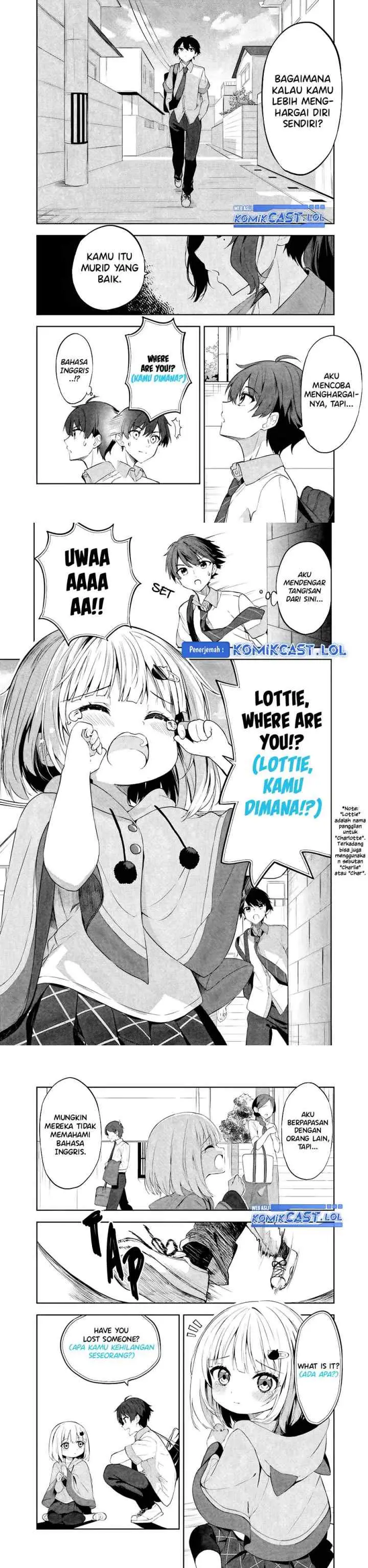 Maigo ni Natteita Youjo o Tasuketara, Otonari ni Sumu Bishoujo Ryuugakusei ga Ie ni Asobi ni Kuru You ni Natta Ken ni Tsuite chapter 1 halaman 9