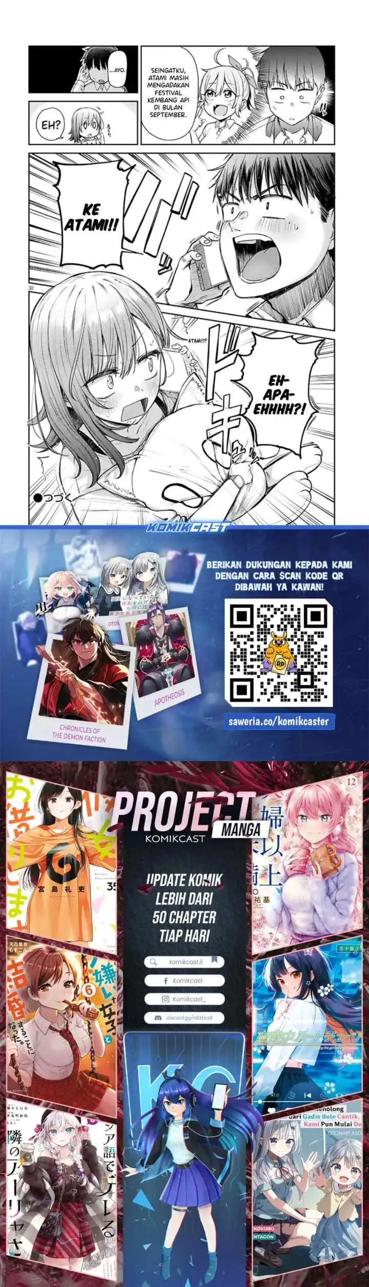 Idol Yamerukedo Kekkon shitekuremasu ka!? chapter 15 halaman 16
